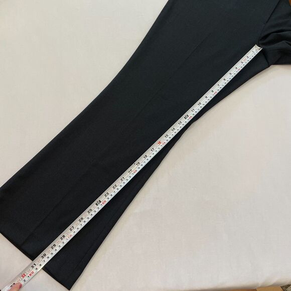 ~ Halogen 16p Quinn Fit Black Slacks Pants Trousers 16 Petite 10"rise, 31"inseam - Picture 10 of 16